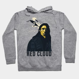 Native American Red Cloud Vector 2 Hoodie